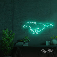 Load image into Gallery viewer, Mustang Neon Logo Sign