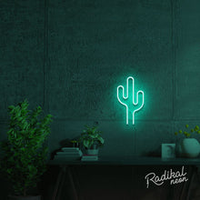 Load image into Gallery viewer, "Sahara" Cactus Neon Sign