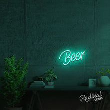 Load image into Gallery viewer, Beer LED Neon Sign