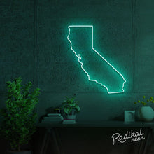 Load image into Gallery viewer, State of California Neon Sign