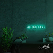 Load image into Gallery viewer, Girlboss Neon Sign