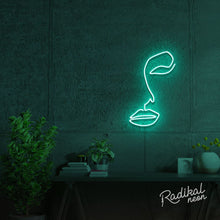 Load image into Gallery viewer, "Vision" Continuous Line Figure Neon Sign