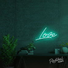Load image into Gallery viewer, Big Love LED Neon Sign