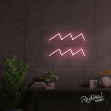 Load image into Gallery viewer, Aquarius Neon Sign