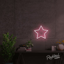 Load image into Gallery viewer, "Galatea" Star Neon Sign