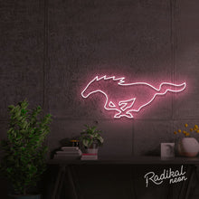 Load image into Gallery viewer, Mustang Neon Logo Sign