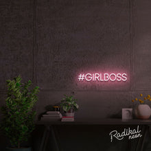 Load image into Gallery viewer, Girlboss Neon Sign