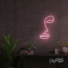 Load image into Gallery viewer, "Vision" Continuous Line Figure Neon Sign
