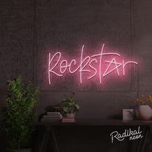 Load image into Gallery viewer, "Feelin' like a..." Rockstar Neon Sign