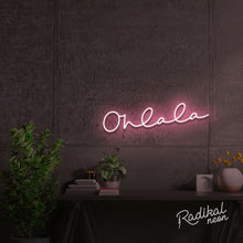 Load image into Gallery viewer, "It's French" Oh la la Neon Sign