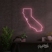 Load image into Gallery viewer, State of California Neon Sign