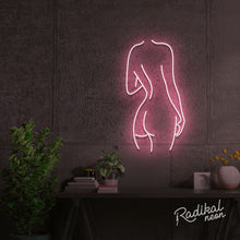 Load image into Gallery viewer, "Nudy Booty" Naked Figure Neon Sign