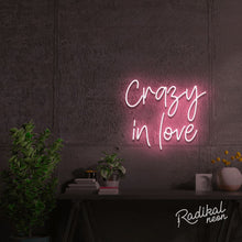Load image into Gallery viewer, Crazy in love Neon Sign