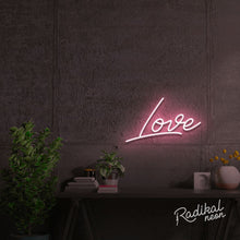 Load image into Gallery viewer, Big Love LED Neon Sign