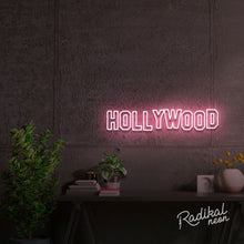 Load image into Gallery viewer, Hollywood LED Neon Sign