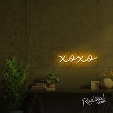 Load image into Gallery viewer, xoxo neon sign