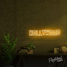 Load image into Gallery viewer, Hollywood LED Neon Sign
