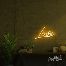Load image into Gallery viewer, Big Love LED Neon Sign