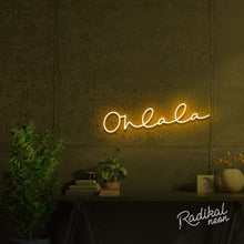 Load image into Gallery viewer, "It's French" Oh la la Neon Sign