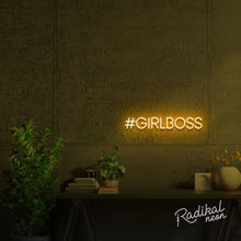 Load image into Gallery viewer, Girlboss Neon Sign
