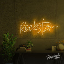 Load image into Gallery viewer, "Feelin' like a..." Rockstar Neon Sign