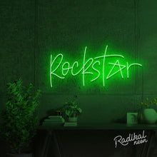 Load image into Gallery viewer, "Feelin' like a..." Rockstar Neon Sign