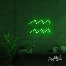 Load image into Gallery viewer, Aquarius Neon Sign