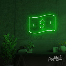 Load image into Gallery viewer, neon money sign