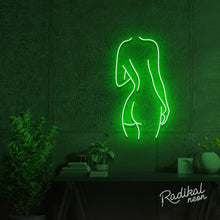 Load image into Gallery viewer, "Nudy Booty" Naked Figure Neon Sign