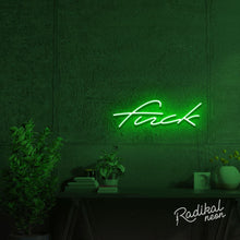 Load image into Gallery viewer, "Another naughty word" Fuck Neon Sign