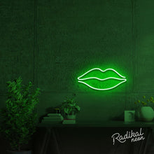 Load image into Gallery viewer, "Smooch" Lips Neon Sign