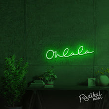 Load image into Gallery viewer, "It's French" Oh la la Neon Sign