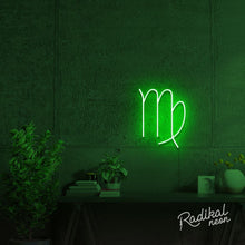 Load image into Gallery viewer, Virgo Zodiac Neon Sign