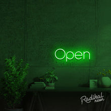Load image into Gallery viewer, "The Essential" Open Neon Sign