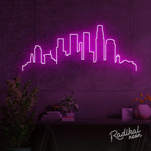 Load image into Gallery viewer, LA Skyline Neon Sign