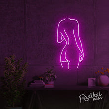 Load image into Gallery viewer, "Nudy Booty" Naked Figure Neon Sign