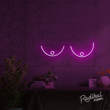 Load image into Gallery viewer, boob neon light