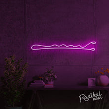 Load image into Gallery viewer, Bobby Pin Neon Sign