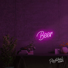 Load image into Gallery viewer, Beer LED Neon Sign