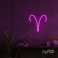 Load image into Gallery viewer, Aries Neon Sign