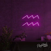 Load image into Gallery viewer, Aquarius Neon Sign