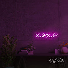 Load image into Gallery viewer, xoxo neon sign