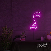 Load image into Gallery viewer, "Vision" Continuous Line Figure Neon Sign