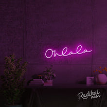 Load image into Gallery viewer, "It's French" Oh la la Neon Sign