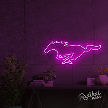 Load image into Gallery viewer, Mustang Neon Logo Sign