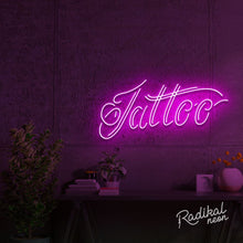 Load image into Gallery viewer, Cursive Tattoo #1 Neon Sign