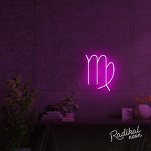 Load image into Gallery viewer, Virgo Zodiac Neon Sign