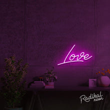 Load image into Gallery viewer, Big Love LED Neon Sign