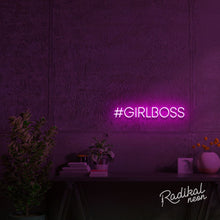 Load image into Gallery viewer, Girlboss Neon Sign