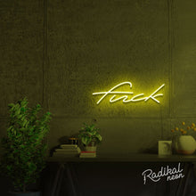Load image into Gallery viewer, "Another naughty word" Fuck Neon Sign